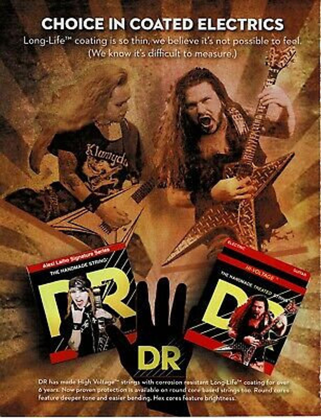  DR Strings Electric Guitar Strings, Dimebag Darrell