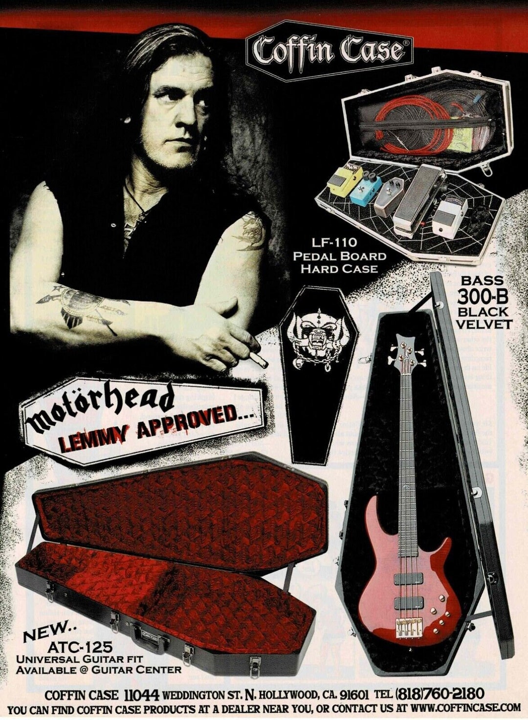 Coffin top case pedalboard