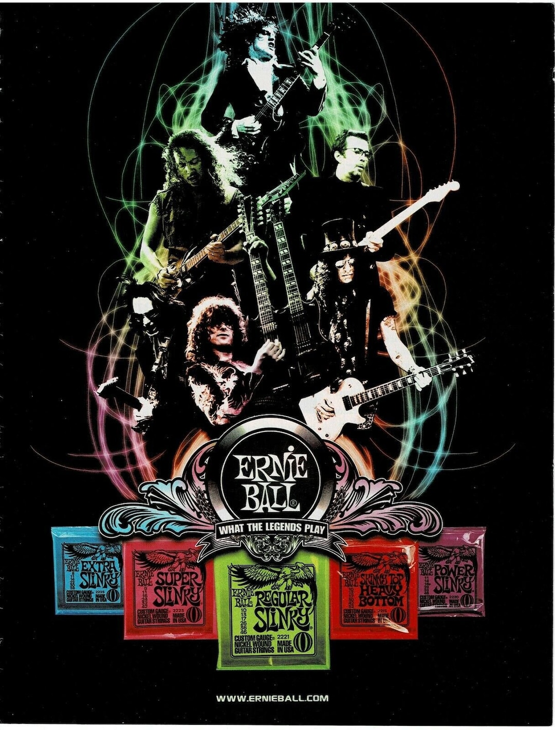 Eric Clapton / Angus Young / Slash / Jimmy Page / Kirk Hammett / Steve