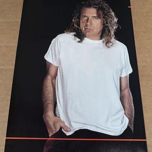 Robert Plant of Led Zeppelin - Photo Page Print Ad - 2002