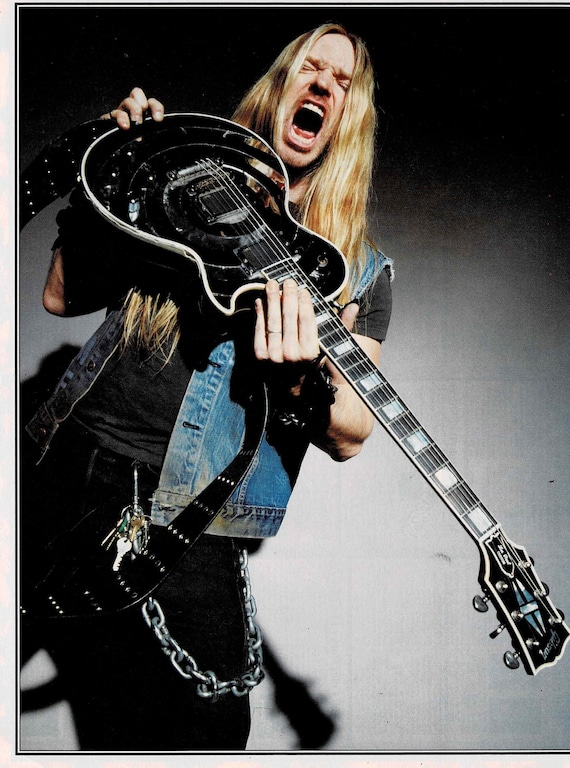 ZAKK WYLDE of Black Label Society - 2000 - Music Print Ad Photo - Etsy