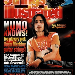 Nuno Bettencourt of Extreme - Dean Markley -  Print Ad
