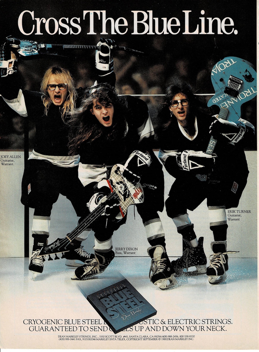 WARRANT - Joey Allen / Jerry Dixon / Erik Turner - Dean Markley