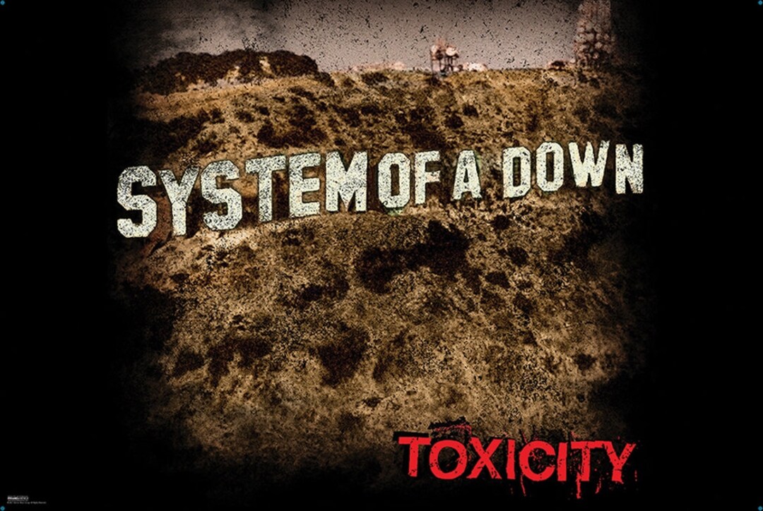 SYSTEM OF A DOWN Toxicity Rock Music Poster 36 in X 24 Etsy