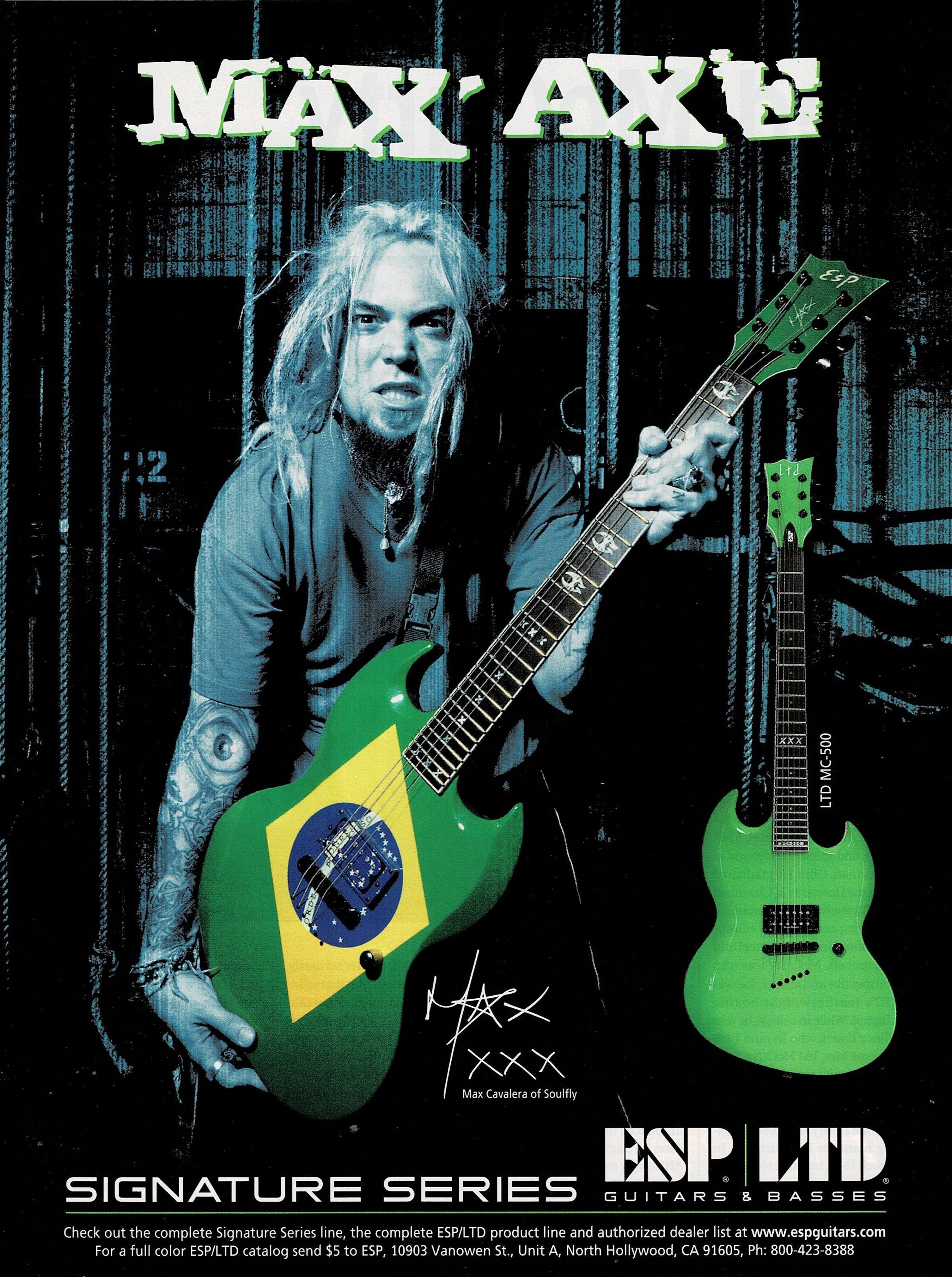 MAX CAVALERA: Why Most Of My Guitars Have Only Four Strings