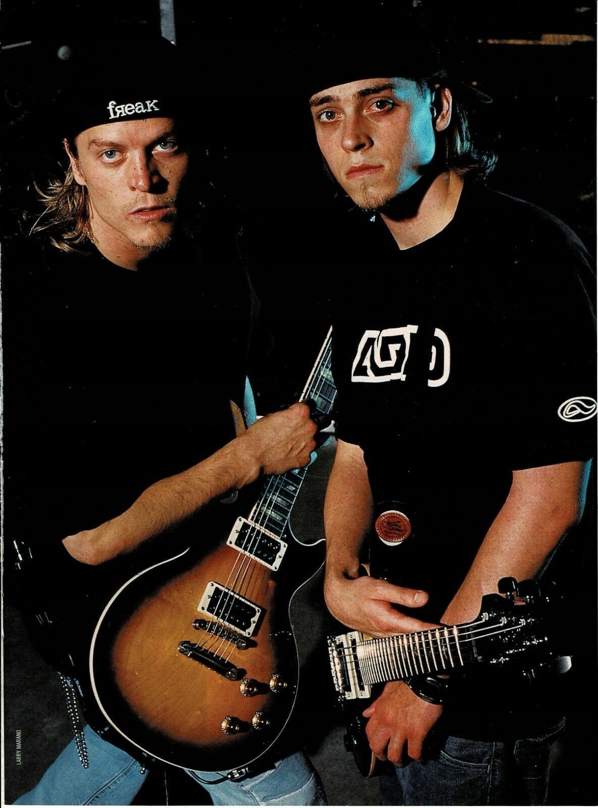 Puddle of Mudd - Wes Scantlin & Paul Phillips - 2002 - Music Print Ad Photo