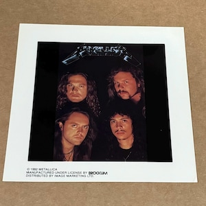 METALLICA - 4 Faces - Window Sticker - 6 in x 6 in - VINTAGE