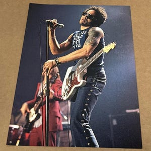 Lenny Kravitz - Music Print Ad Page Photo - 1999
