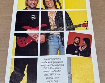 Yes Band Signed Photo X2 – Chris Squire, Trevor Rabin - W/COA - Etsy