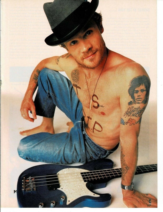 Flea of Red Hot Chili Peppers Music Print Ad Photo 1996 Etsy