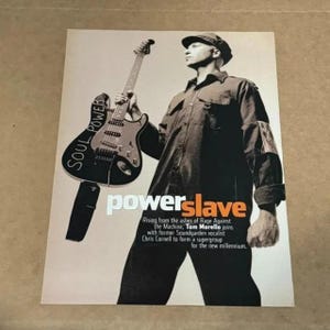 Tom Morello of Rage Against The Machine - Music Print Ad Photo #2 - 2002