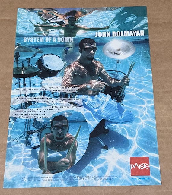 Buy John Dolmayan of System of A Down Paiste Cymbals 2003