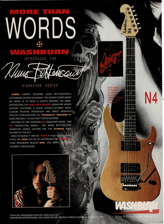 Extreme Nuno Bettencourt 1991 ギターピック