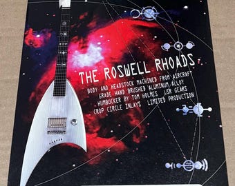 THE ROSWELL RHOADS - Jackson Guitars - Reklama drukowana z 1996 r.