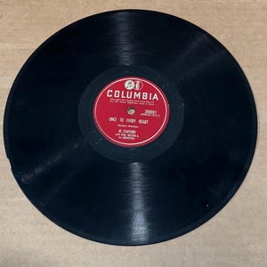 10&quot; 78 RPM VINTAGE RECORD - Keep It A Secret / Once To Every Heart - Jo Stafford - Columbia 39891