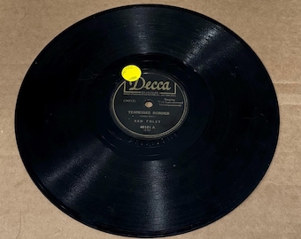 Disque 10" 78 tr/min VINTAGE - Red Foley - Tennessee Border / Candy Kisses - DECCA 46151 A/B