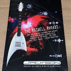 THE ROSWELL ROADS - Jackson Guitars - 1996 Publicité imprimée