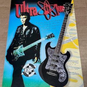George Lynch - ESP Guitars - 1995 Print Advertisement