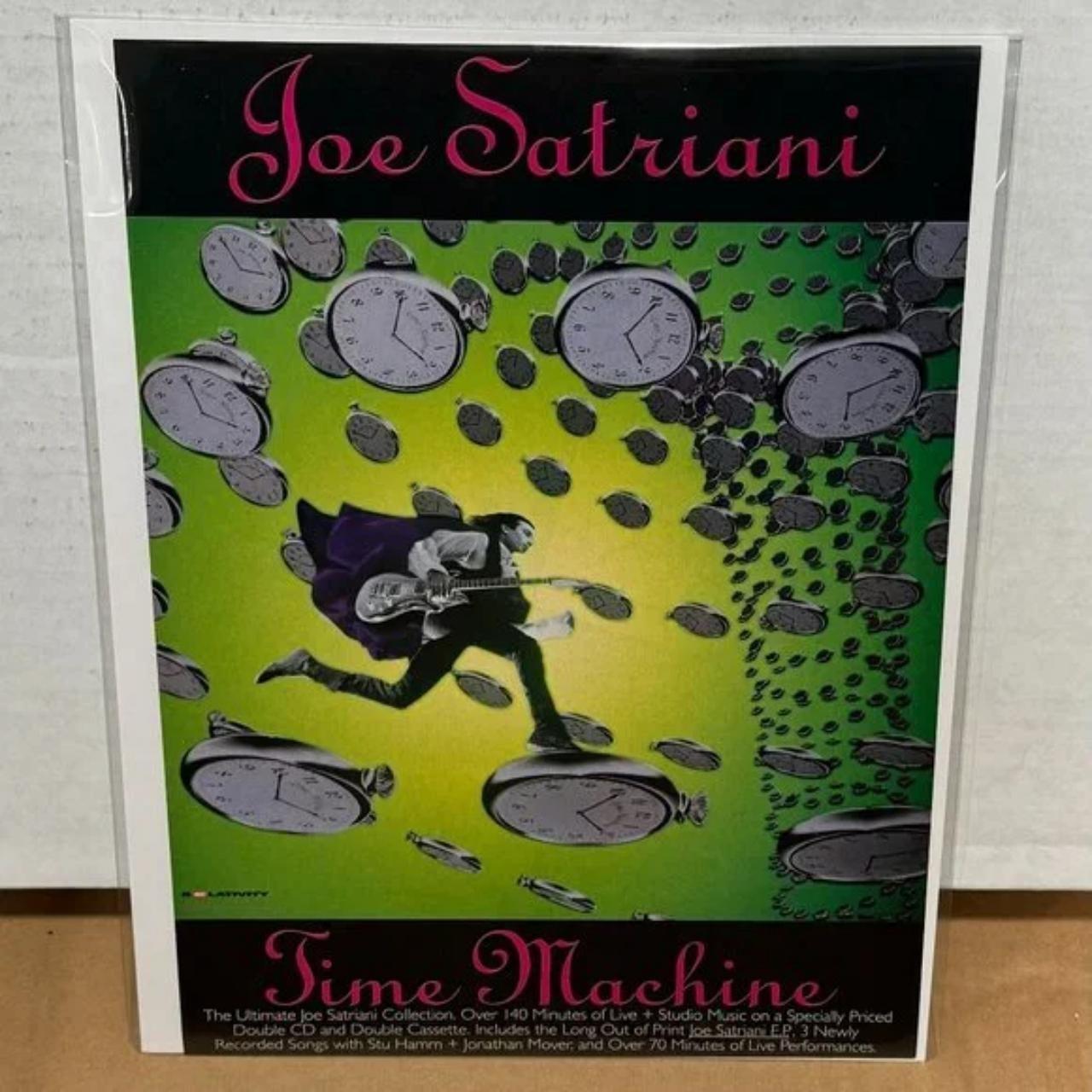 Joe Satriani - Time Machine - Music Print Ad Promo - 1993 - Etsy