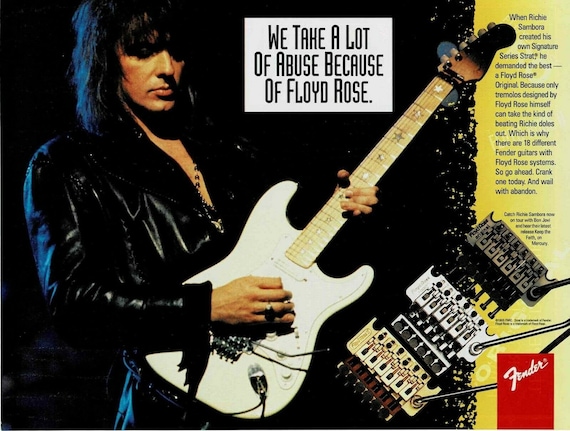 Richie Sambora of Bon Jovi - Fender Guitars - Floyd Rose Strat