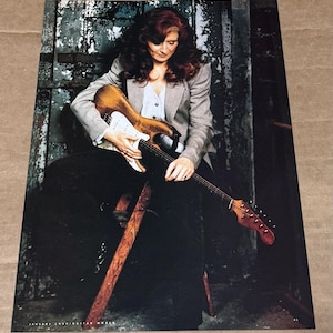 Bonnie Raitt - Foto de anuncio musical impreso - 1996