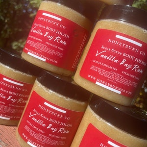 Vanilla Bay Rum Sugar Scrub Pools