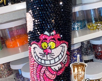 Pre-Order Cheshire Cat Full Bling Tumbler / Custom