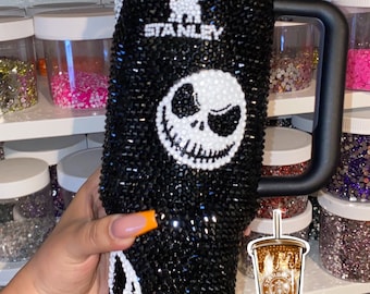 Pre-Order Custom bling 40oz Stanley Tumbler Jack Skellington