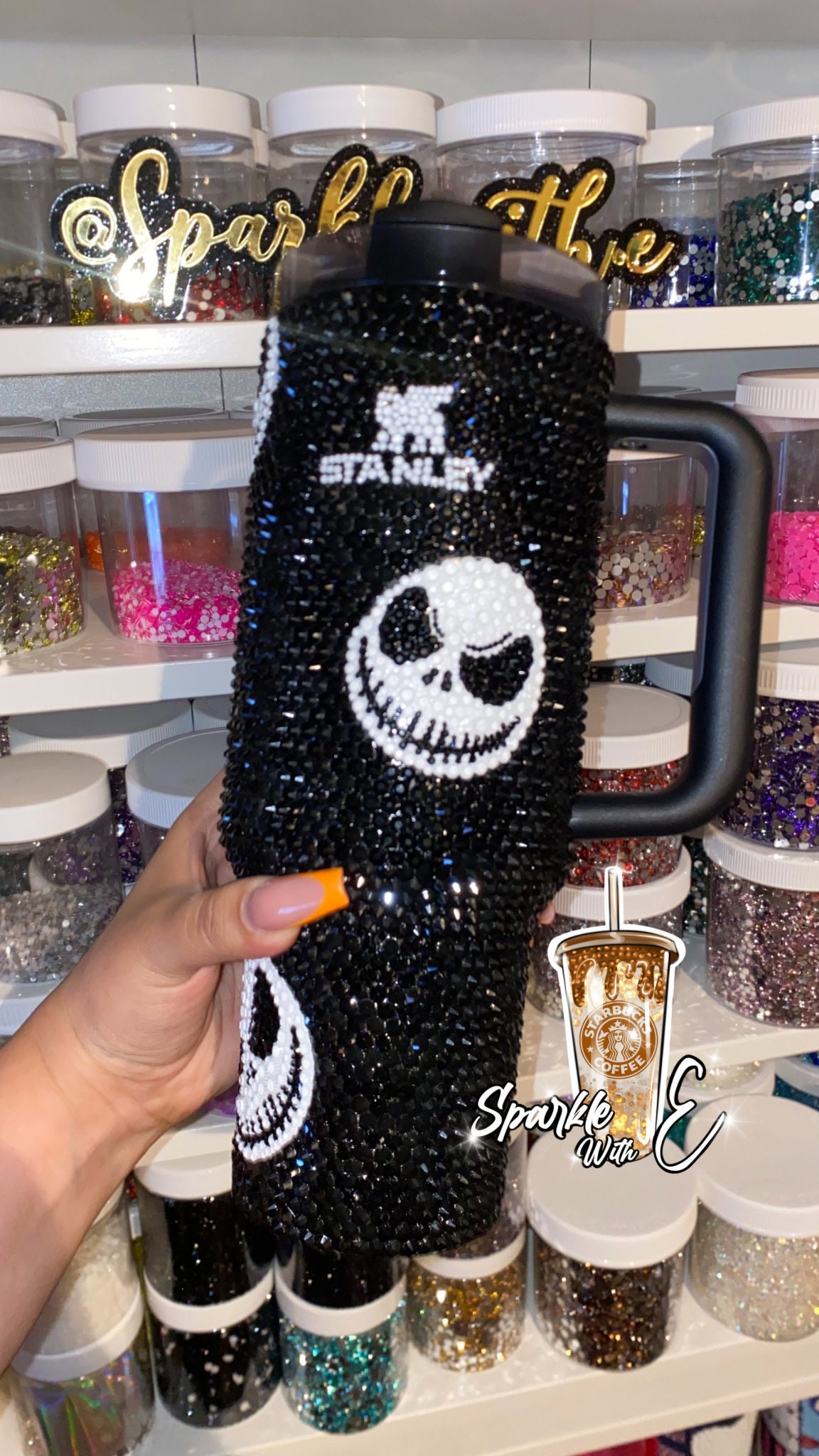 Pre-order Custom Bling Stanley Tumbler Jack Skellington - Etsy