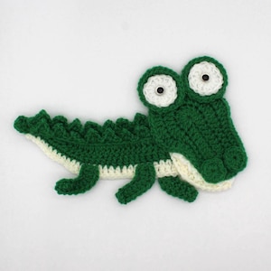 Crochet Crocodile/Alligator Applique/Embellishment