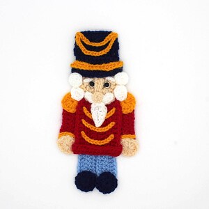 Crochet Christmas Nutcracker Applique/Embellishment