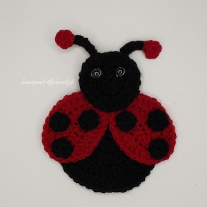 Crochet Ladybug/Ladybird Applique/Embellishment