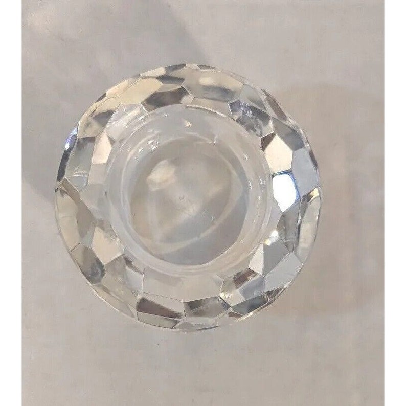 OLEG CASSINI FLACON neuf signé en cristal dans sa boite flacon vide (2