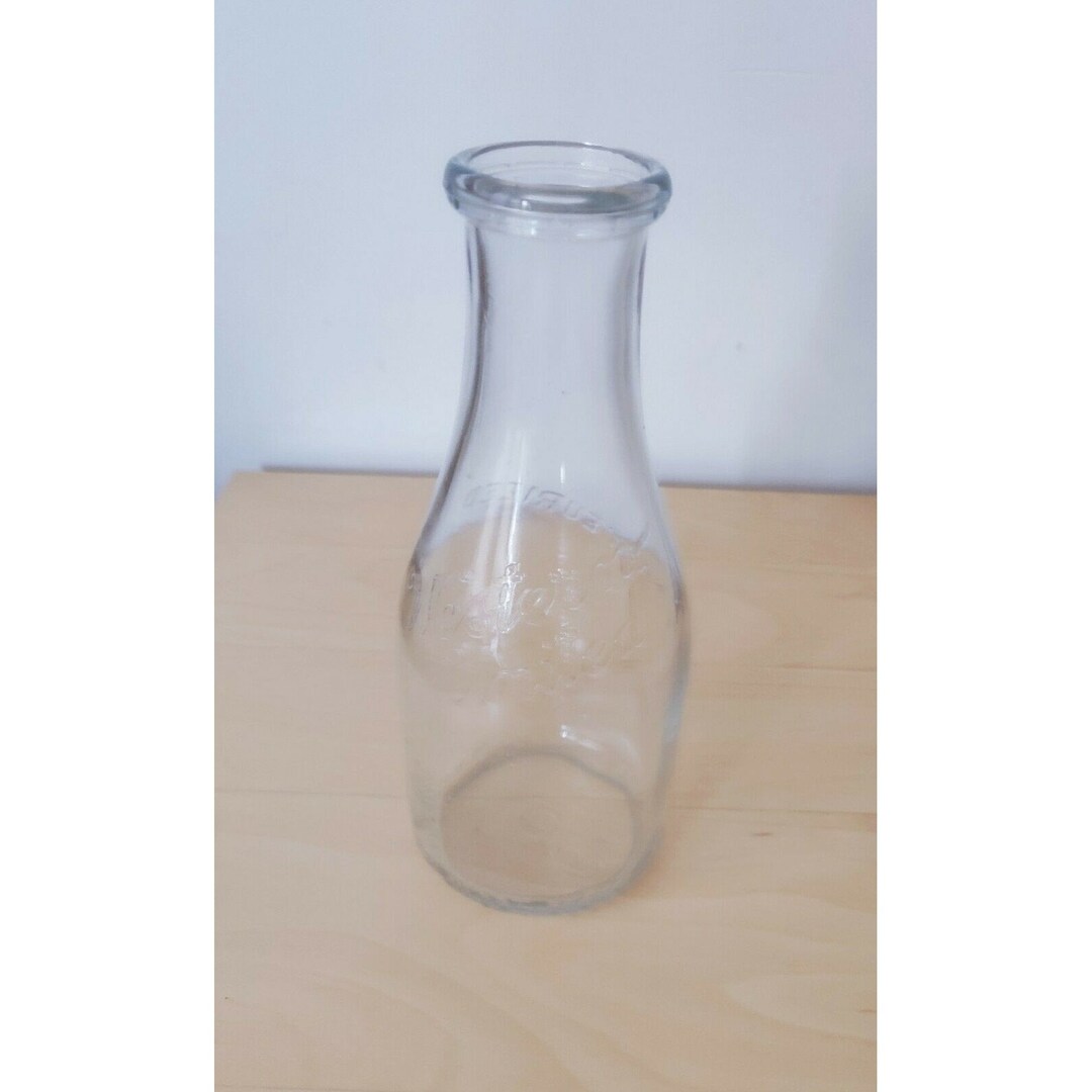 Vintage 2 Pints Dairy Milk Bottle Western United Dairy Chicago Etsy