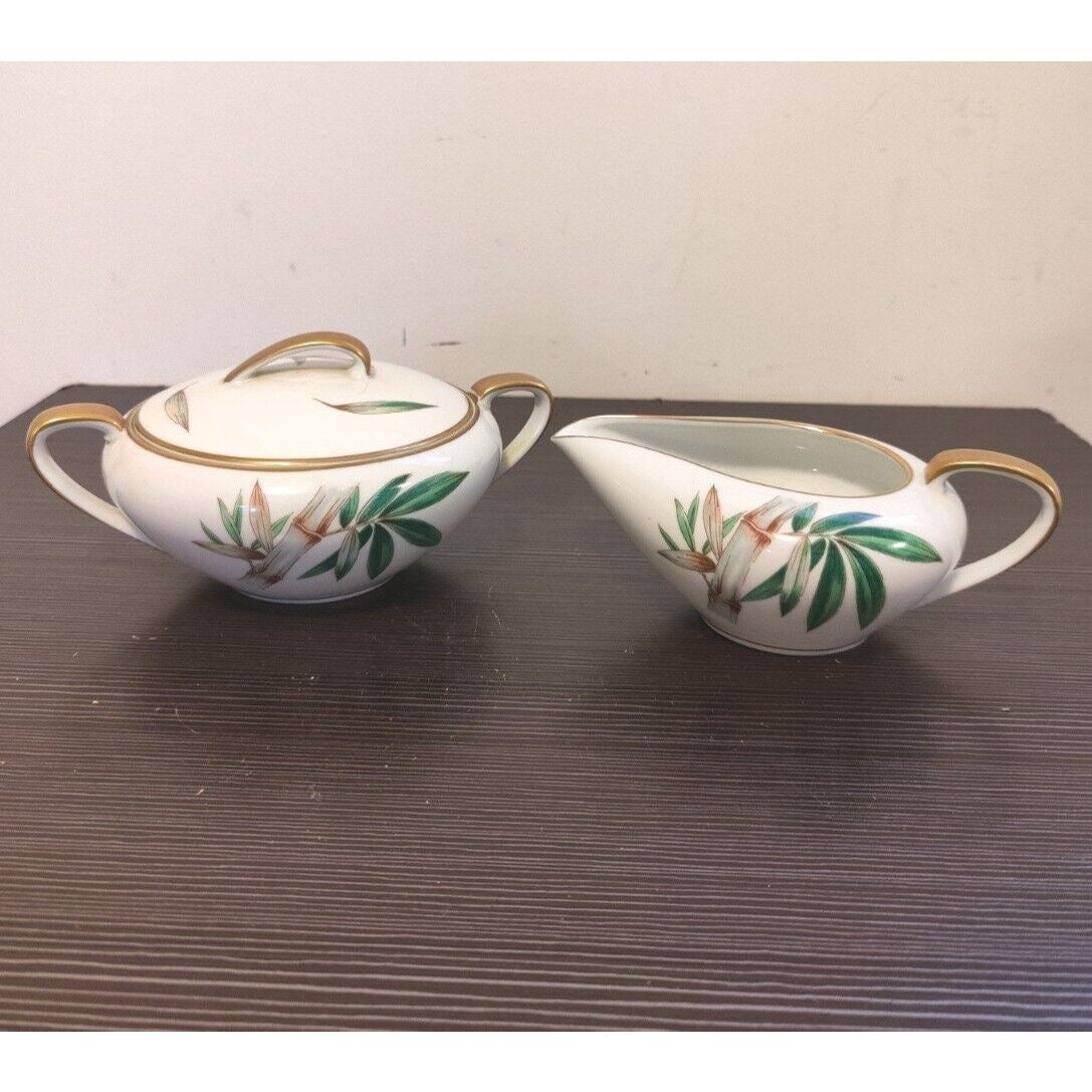 Vintage MCM Noritake China Canton Bamboo #5027 Creamer Vintage MCM Noritake China Canton Bamboo #5027 Creamer