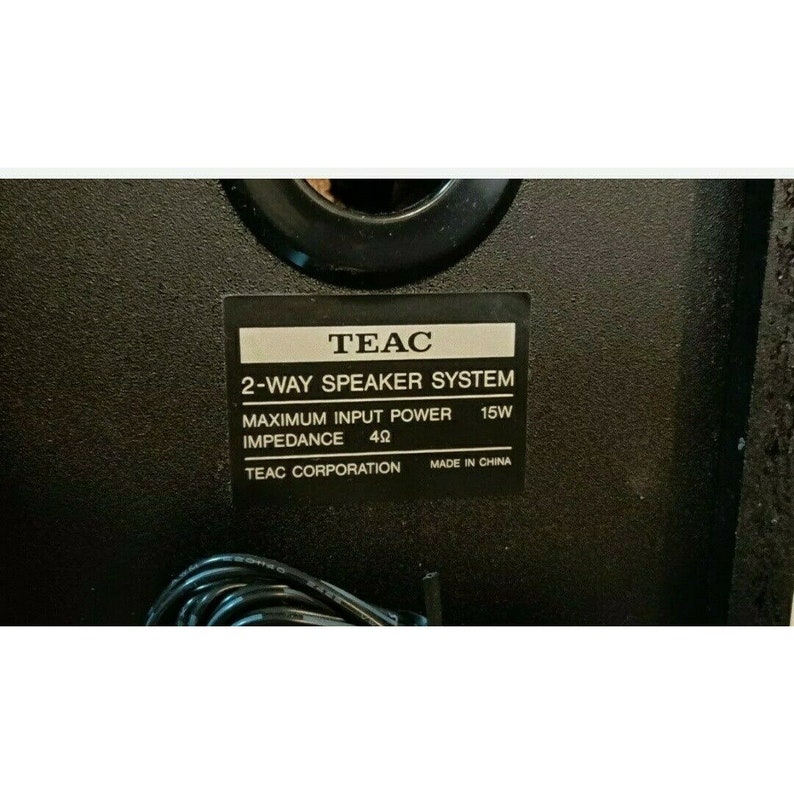 Vintage Teac Bookshelf Wood/silver Speakers Etsy