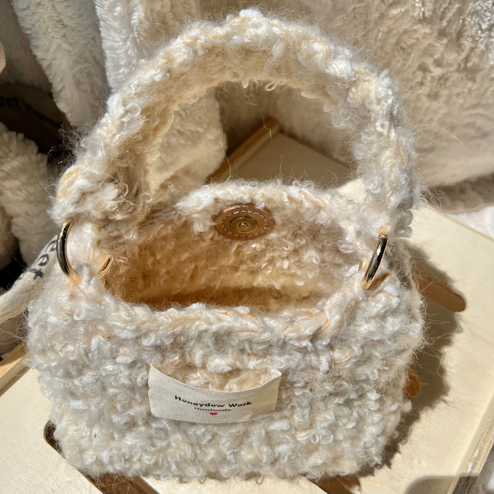 Crochet Handle Bag Crochet Bag Crochet Purse Handmade Crochet Bag