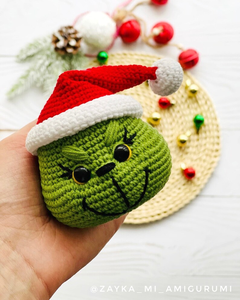 The Grinch Amigurumi PDF PATTERN /grinch Christmas Decor Etsy Canada
