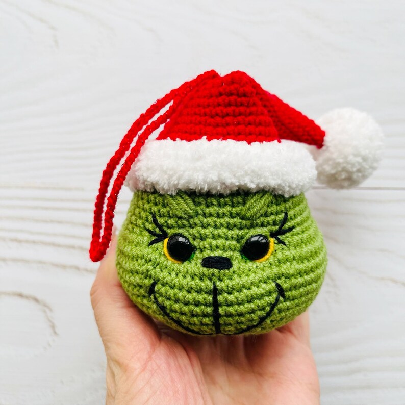 The Grinch Amigurumi PDF PATTERN /grinch Christmas Decor Etsy Canada