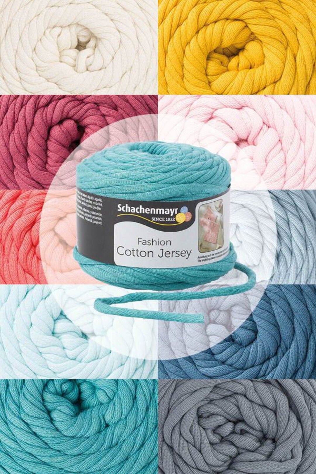 Schachenmayr Cotton Jersey/voluminous Tubular Yarn Made of Cotton Net
