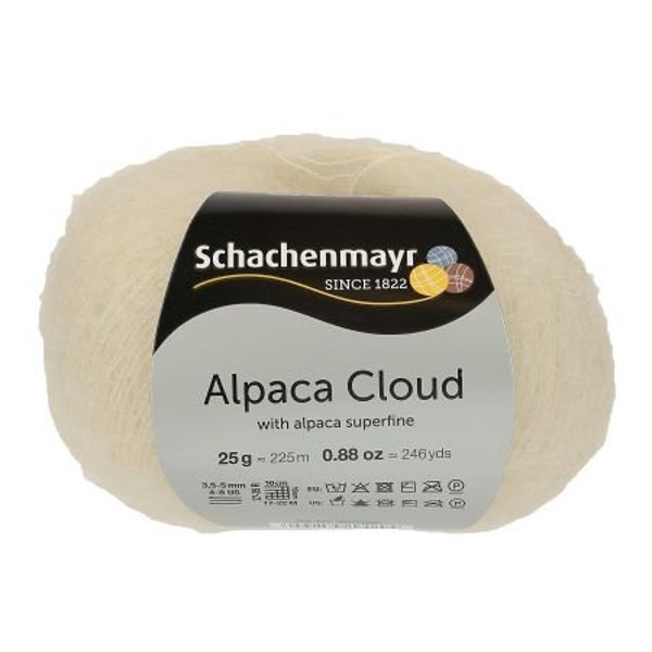 Alpaca Cloud  Wolle  von Schachenmayr 225m =25g-Knäuel