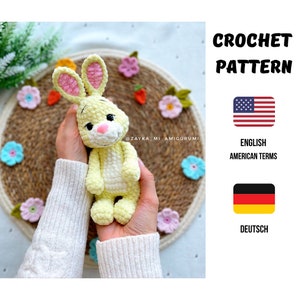 Crochet Pattern / Rabbit / Amigurumi crochet pattern / easy amigurumi baby toy / Easter Bunny / Digital Download