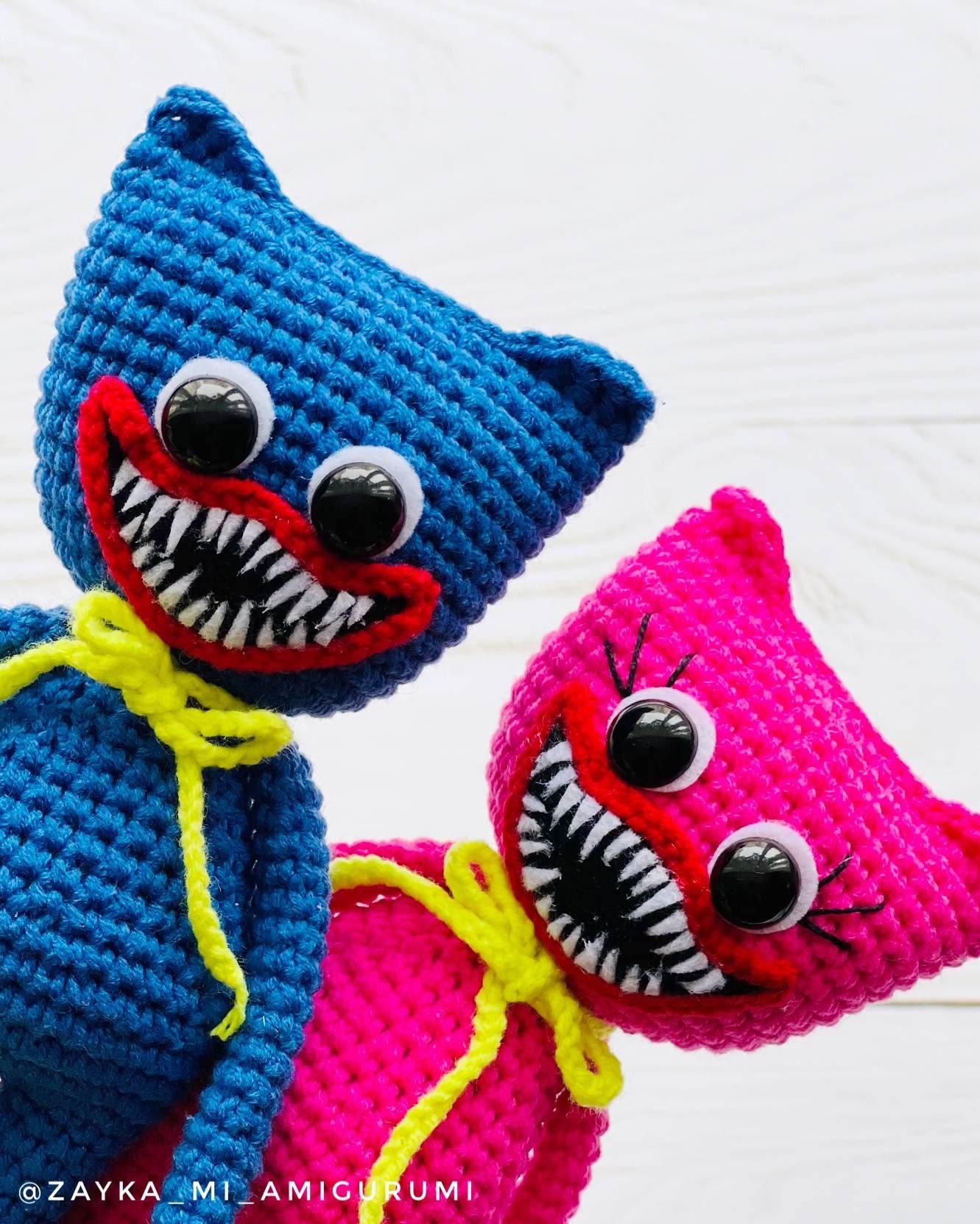 Crochet Huggy Wuggy Amigurumi PDF Free Pattern - Amigurumiday