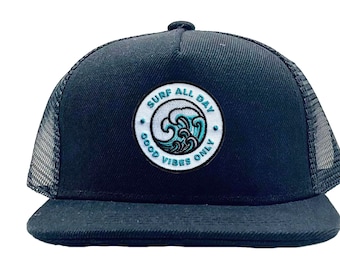 Surfer Toddler Hat, Kids Hat, Baby Hat, Boy Hat, Kids Gift, Baby Gift, Cool Hat, Cool Kid hat