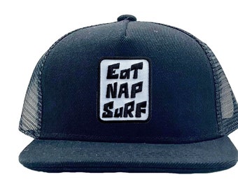 Eat Nap Surf Toddler Hat, Kids Hat, Baby Hat, Boy Hat, Kids Gift, Baby Gift, Cool Hat, Cool Kid hat
