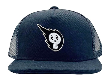 Wild Child Skull Toddler Hat, Kids Hat, Baby Hat, Boy Hat, Kids Gift, Baby Gift, Cool Hat, Cool Kid hat