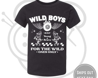 Wild Boys Tee, Wild Boy shirt, cool kids shirt, baby boy Tshirt, boys shirt, kid's tshirt, kid's shirt, kid's tee, toddler tshirt