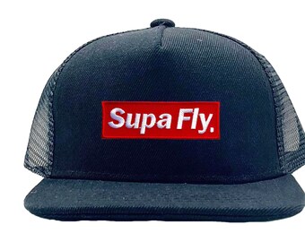 Supa Fly Toddler Hat, Kids Hat, Baby Hat, Boy Hat, Kids Gift, Baby Gift, Cool Hat, Cool Kid hat