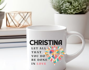 Magic Color-Changing Mug | Personalized [YOUR NAME HERE] With Favorite Bible Quote