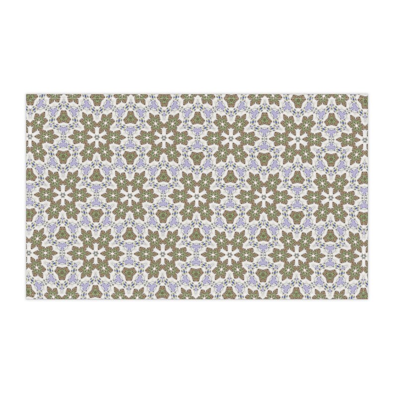 Kitchen Towel Purple Cloves Design 18 by 30 inches image 3